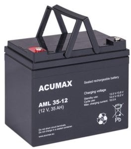 KIT4-AKU-3512 | Jeu de 4 batteries 12 volts 35 Ah permettant la sauvegarde en energie du coffret miniVES.